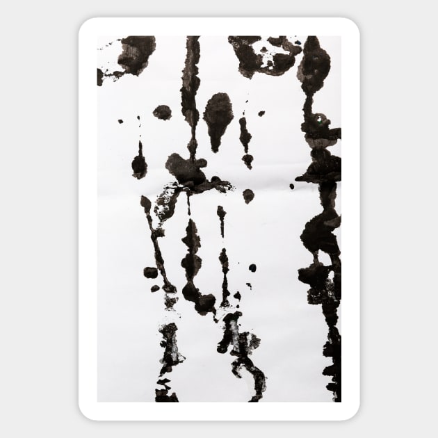 Rippled Volcanic Rock Surface Sticker by textural